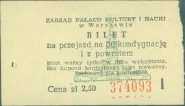 Bilet na wjazd na 30. piętro PKiN