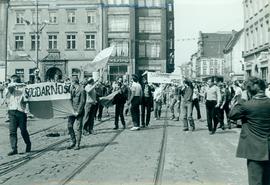 Demonstracja we Wrocławiu 1 maja 1983 r.