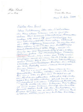 List od Helgi Fritzsche
