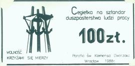 Cegiełka na sztandar duszpasterstwa ludzi pracy
