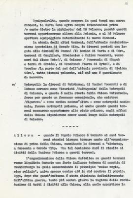 Propozycja podziału Administracji Apostolskiej