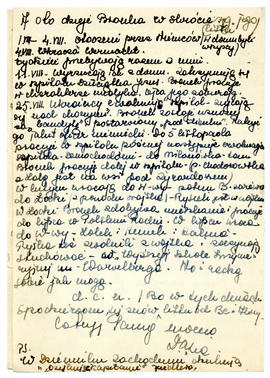 List od Danuty Paleńskiej