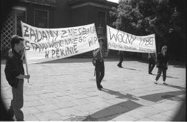 Protest pod chińską ambasadą