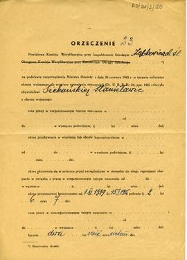 Orzeczenie 23 o zaliczeniu okresu wojennego do wymiaru uposażenia nauczyciela