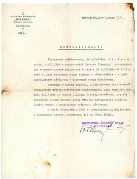 Poświadczenie