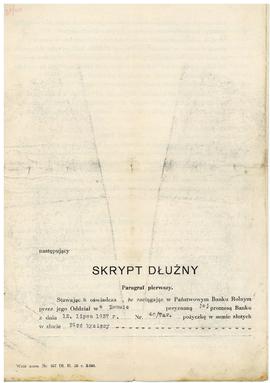 Skrypt dłużny