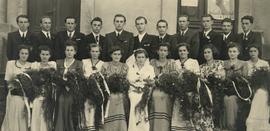 Ślub Marii Gajdy i Józefa Kusia