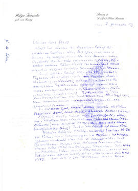 List od Helgi Fritzsche