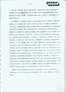 Moja szkoła, jej historia i wspomnienia