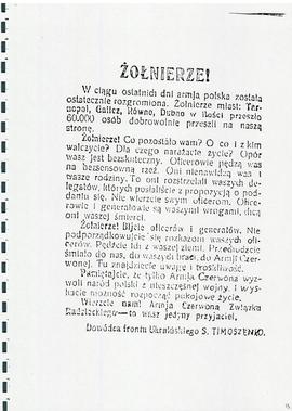 Syberyjska sonata. POSŁOWIE. Do książki pod tytułem „OCIOSANI” ZOFII TARKOCIŃSKIEJ. Czy to już ty...