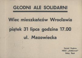 Głodni ale solidarni