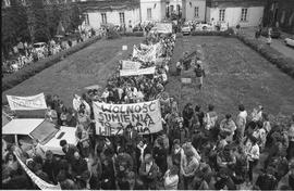 Demonstracja przeciwników ustawy antyaborcyjnej