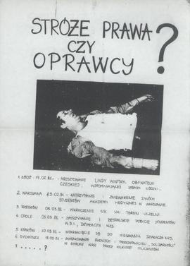 Stróże prawa czy oprawcy?