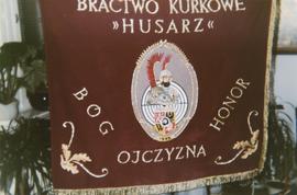 Sztandar Bractwa Kurkowego "Husarz" - awers