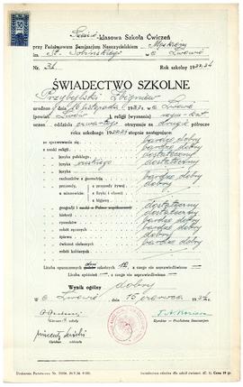 Świadectwo szkolne