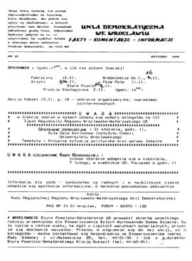 Unia Demokratyczna we Wrocławiu - nr 22