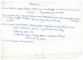 Notatka dotycząca delegacji i publikacji