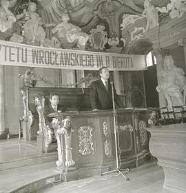 Uroczyste posiedzenie Senatu Uniwersytetu Wrocławskiego i Komitetu Honorowego obchodów jubileuszu...