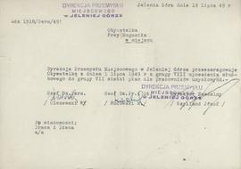 Dyrekcja Przemysłu Miejscowego w Jeleniej Górze przeszeregowuje Obywatelkę...