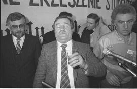 Lech Wałęsa na Uniwersytecie Wrocławskim