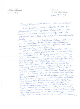 List od Helgi Fritzsche