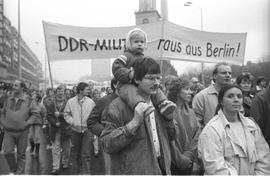 Berlin Wschodni – manifestacja na Alexanderplatz