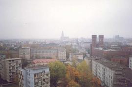 Widok na ulicę Sądową